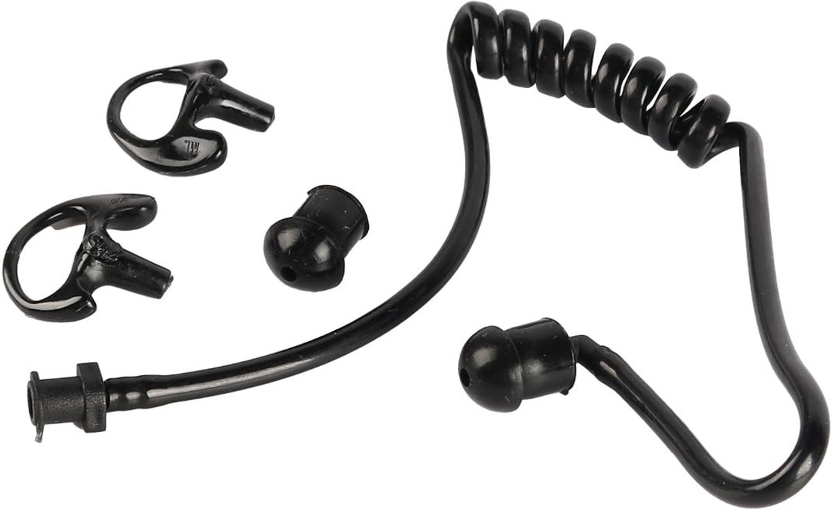 Dailygoods - Air Acoustic Tube Coil met Zachte Siliconen Oordopjes