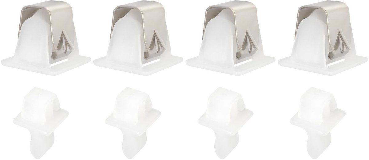 Dailygoods - Set van 4 Drogerdeurgrendels Compatibel met Whirlpool en Maytag