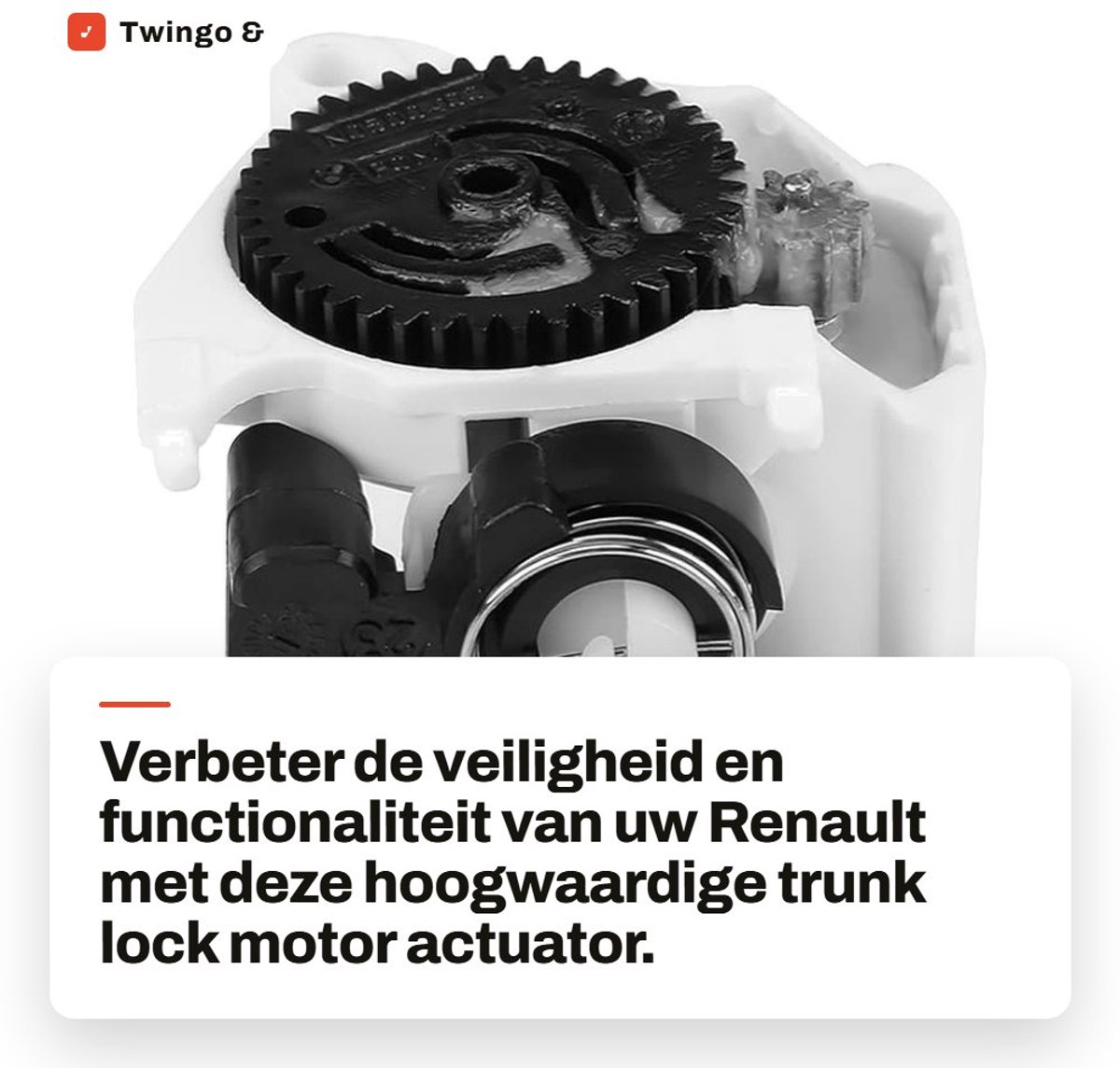 Dailygoods - Twingo & Megane Trunk Lock Motor Actuator - Centrale Deurslot voor Renault Clio & Megane 7700435694