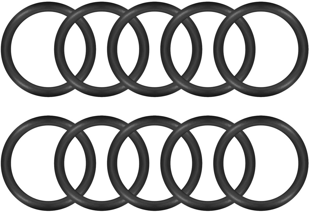 Dailygoods- O-ring Nitrilrubber - 10 Stuks - Antistatisch - Oliebestendig - Hittebestendig - Organizer Box - Slijtvast - Afdichtingsring