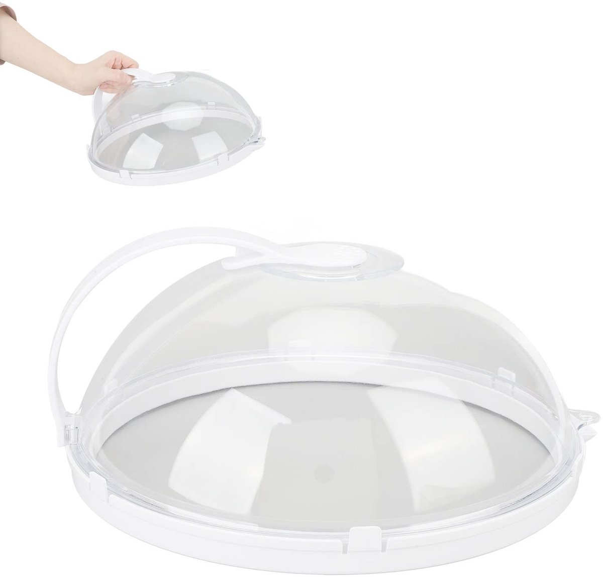 Dailygoods- Splatter Cover Hittebestendig 200℃ - Magnetron Deksel - Oliebestendig - Draagbaar - Keukenbenodigdheden - Diameter 26 cm