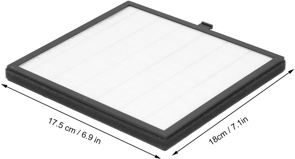Dailygoods - Nagelstofzuiger - Nagelstofafscheider - Efficiënte stofreductie - Afneembaar filter - Voor thuis en nagelsalon - 0,1 micron filter - Gesc...