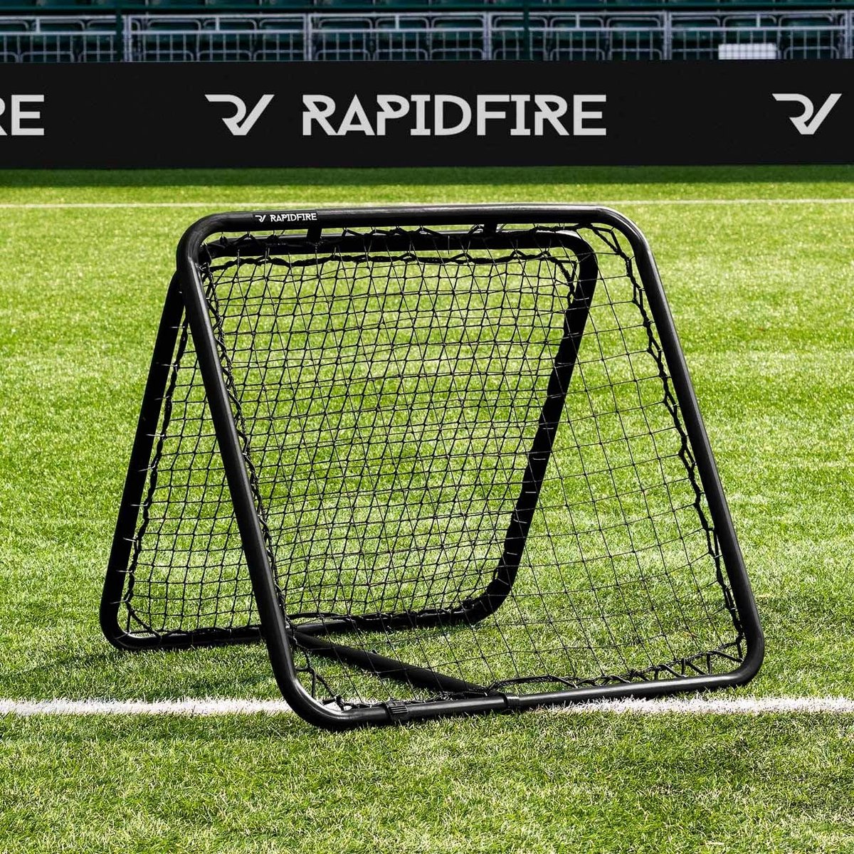 Voetbal Rebounder - Stuiter Net - Balcontrole Trainen - Dubbele Zijde - 100 cm - Zwart
