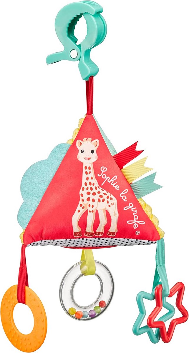 Activiteitenpiramide Baby - Sensory Speelgoed - Zintuigen Prikkelen - Multifunctionele Klem - 17 x 325 cm - Meerkleurig