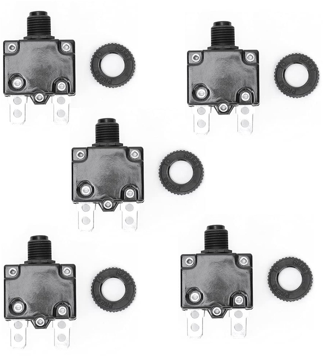 Dailygoods - Luchtcompressor Circuitonderbreker - 12A - Voor Overload Bescherming - Betrouwbare Schakelaar - Geschikt voor Diverse Toepassingen - Veil...