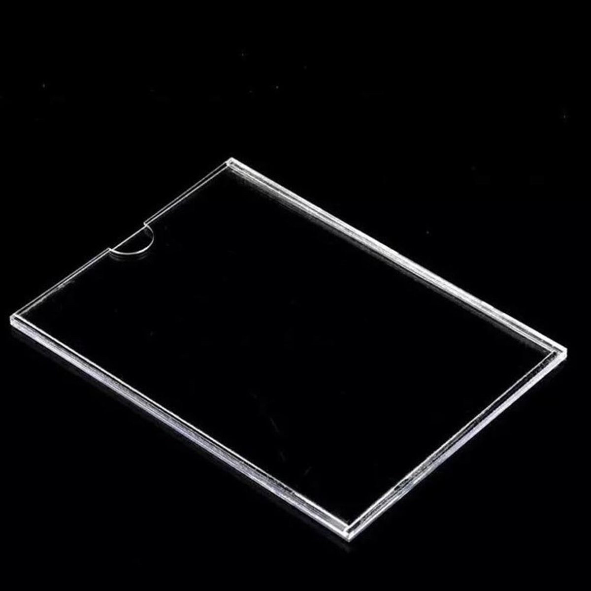 Dailygoods- Menuhouder A3 - Wandbeugel - Dubbelzijdig - Acryl - Voor Hotel/School - 297x420mm - Schokbestendig - Signhouder