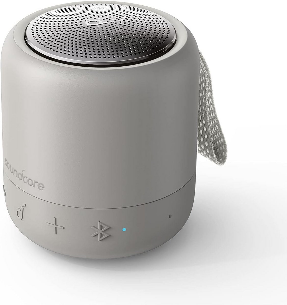 Bluetooth Speaker - Draagbare Speaker - Muziek Luisteren - 360 Graden Geluid - Compact Formaat - Grijs