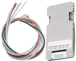 Batterijbeschermingsbord - BMS Paneel Laadbeheer - Batterij Veiligheid - Met Balansfunctie - 7S 24V - Groen
