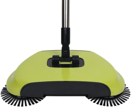 Huishoudelijke Veegmachine - Handveger Stofblik - Vloeren Schoonmaken - 3-in-1 Ontwerp - 130 cm - Rood — afbeelding 4