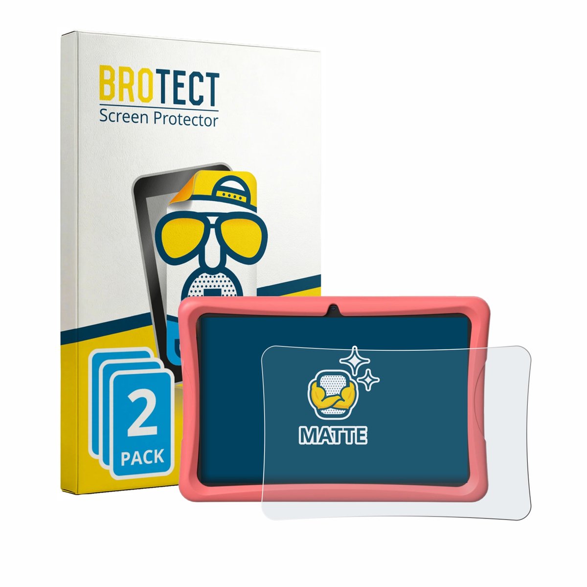 BROTECT - Screenprotector voor Tabwee K10 - Folie Beschermfolie matte 2 Stuks