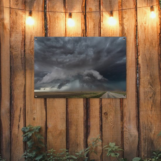 Posters de jardin extérieur Tornado chase Texas - 90x60 cm - Toile jardin