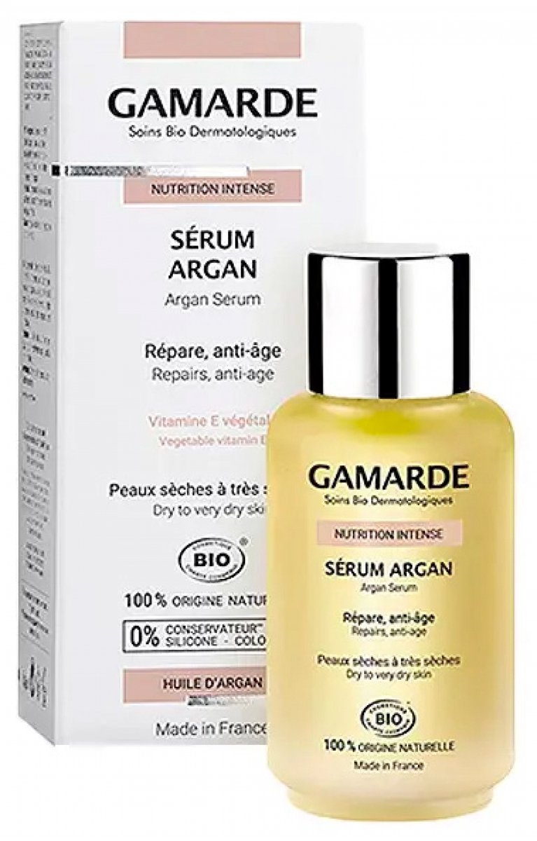 Gamarde Nutrition Intense Organic Argan Serum 30 ml