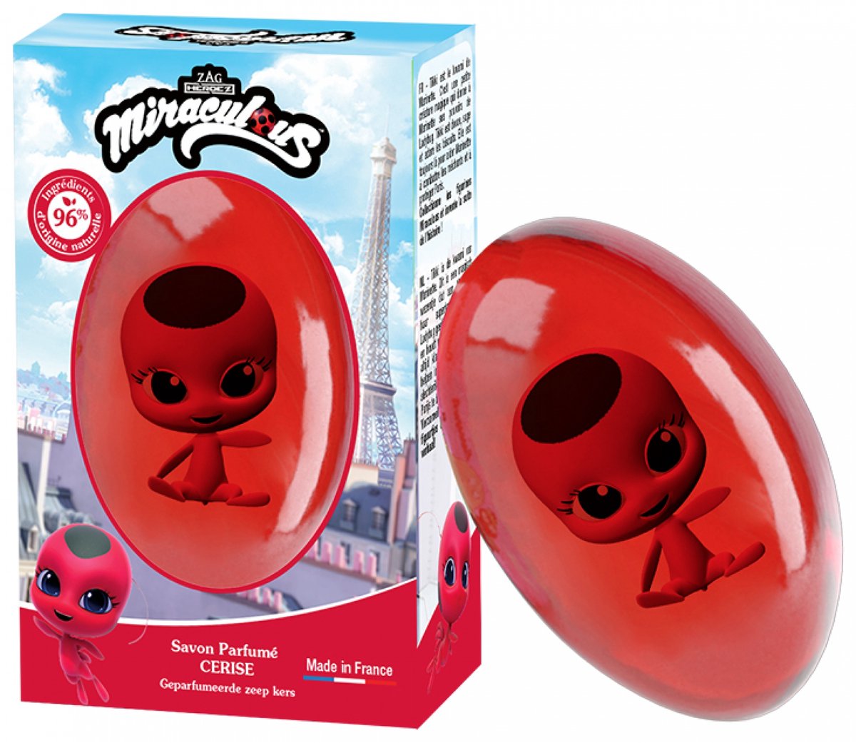 Le Comptoir du Bain Miraculous Geparfumeerde Zeep 75 g (Geur : Cerise Tikki)