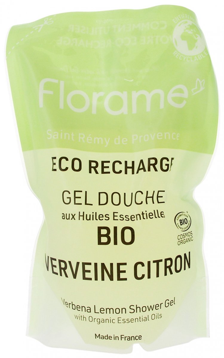 Florame Organic Verbena Lemon Douchegel Eco-Refill 700 ml