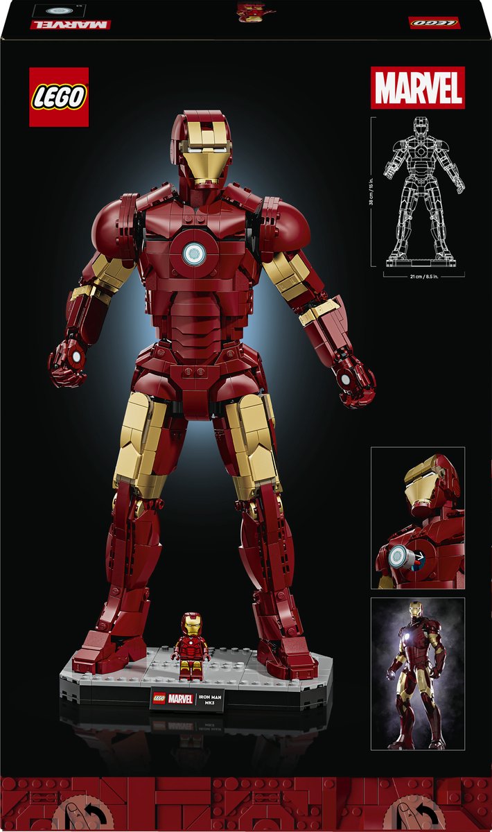 LEGO Marvel Iron Man Mark 3 – Verzameleditie - 76344 – foto 8