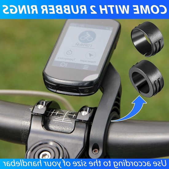 Fietssteun voor Garmin Edge GPS-fietsnavigatie met licht- en camerabevestiging voor optimale ritten — afbeelding 4