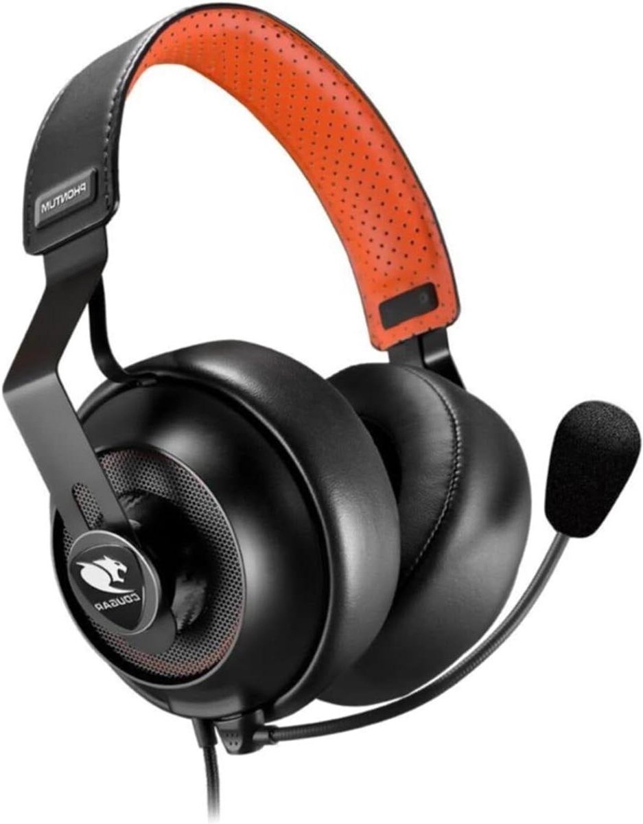 Gaming Headset - PC Headset Console Headset - Gaming Audio - Dual Chamber Systeem - 53mm Drivers - Zwart en oranje