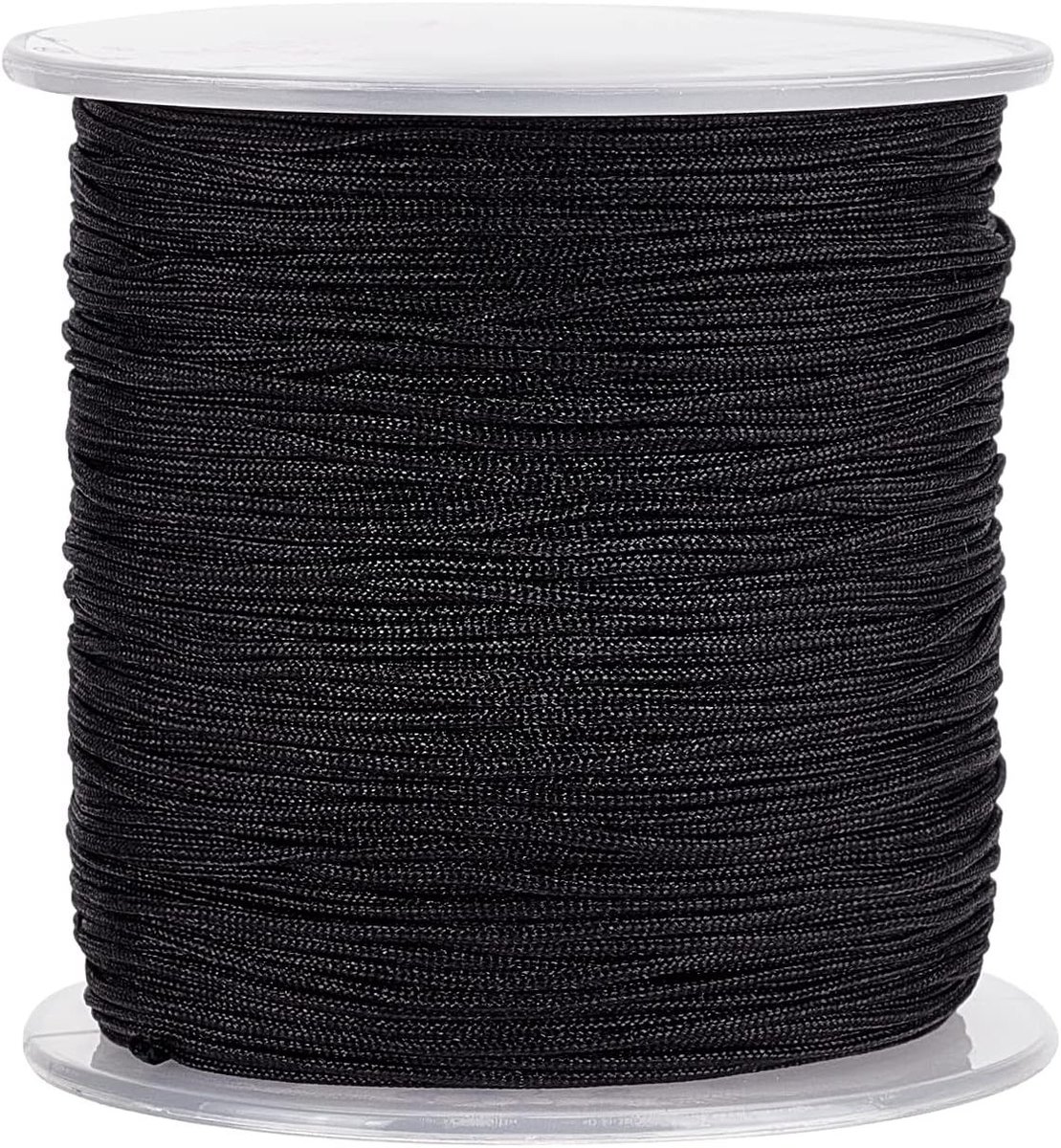 1mm Zwarte Nylon Handbrei Garens voor Creatieve Projecten en Sieraden Maken - 109 Yards (100m)