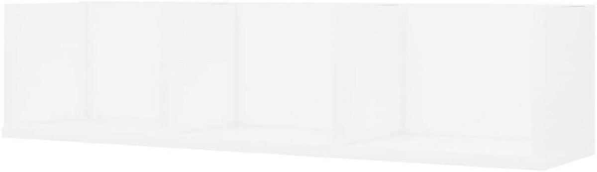 Wandkast voor cd's en dvd's 75 cm breed - Ruimtebesparende muurplank