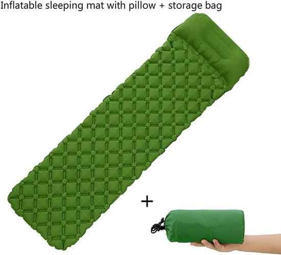 Kampeer Slaapmat - Opblaasbaar Matras Tent - Outdoor Kamperen - Vouwt Compact Op - 1.5 kg - null van Merkloos — afbeelding 5
