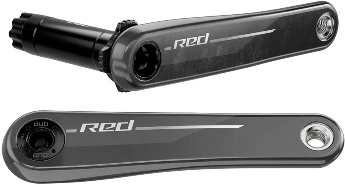 Sram Red E1 Dub Pedaalarm Zilver 155 mm