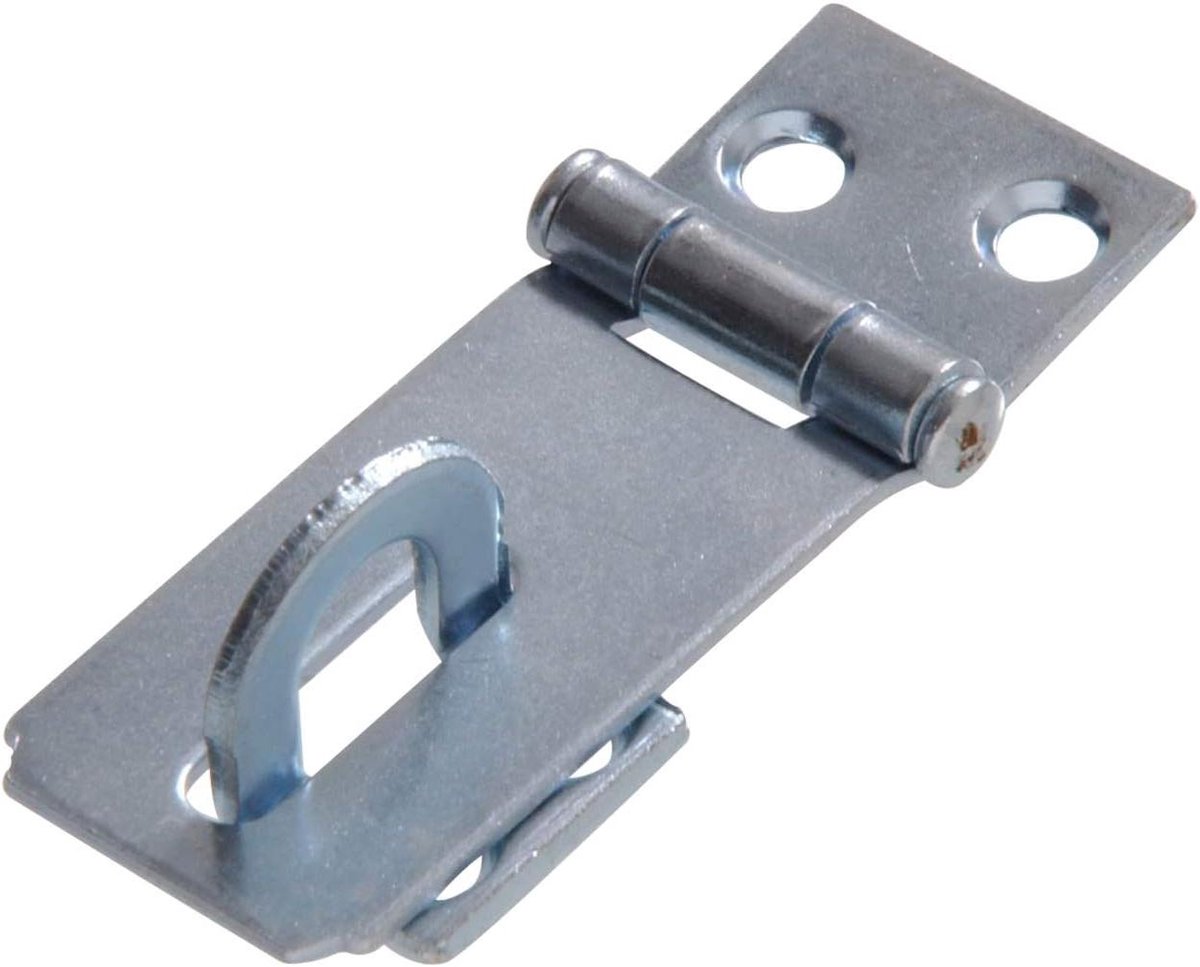 Vaste Nietveiligheidssluitingen - Sluitingen Zink - Deuren Beveiligen - Zink Gecoat - 1-1/2 Inch - Zilver