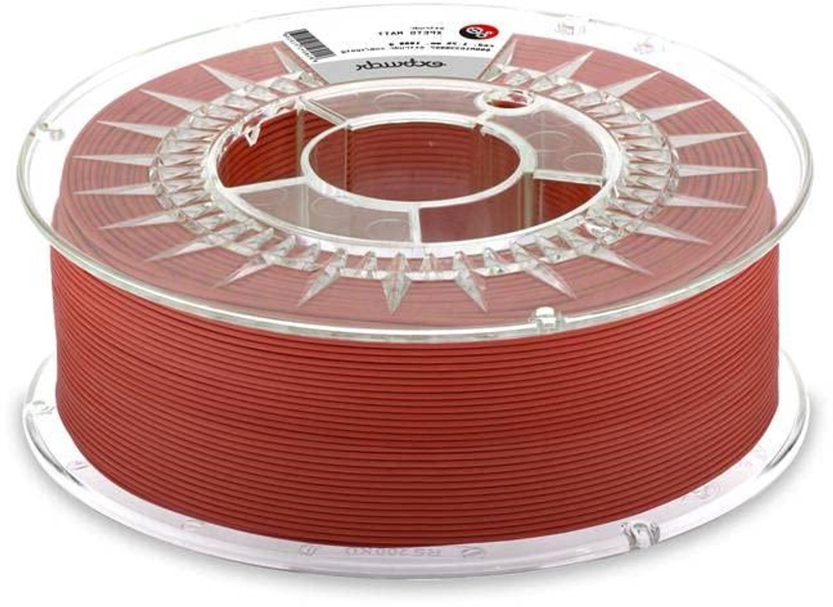 3D Printerfilament - Filament Rol - 3D Printen - Mat Uiterlijk - 1.75 mm - Rood