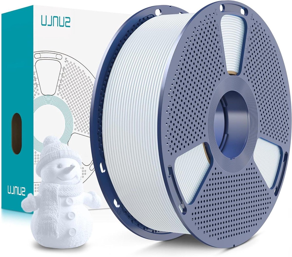 PLA+ 2.0 Filament - 3D Printer Filament - Snel Printen - Verbeterd Sterker Materiaal - 1.75 mm 1KG - Keramiek