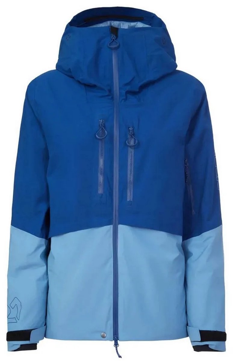 Rock Experience Fanatic Padded Jas Vrouw Marineblauw