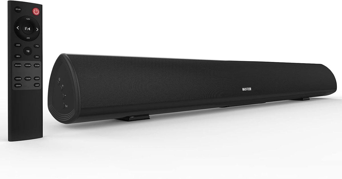 Soundbar - Luidspreker Audio Systeem - Film Kijken - Kamervullend Geluid - 84 inch - Donker Zwart