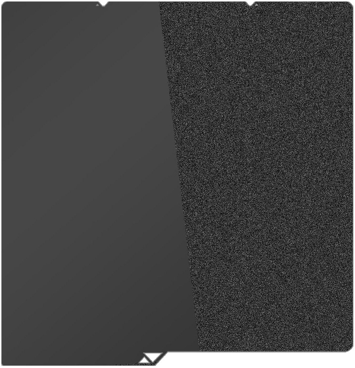 PEI Printbed - Printplaat Flexibel - 3D Printen - Dubbelzijdig Textuur - 264 x 276 mm - Zwart