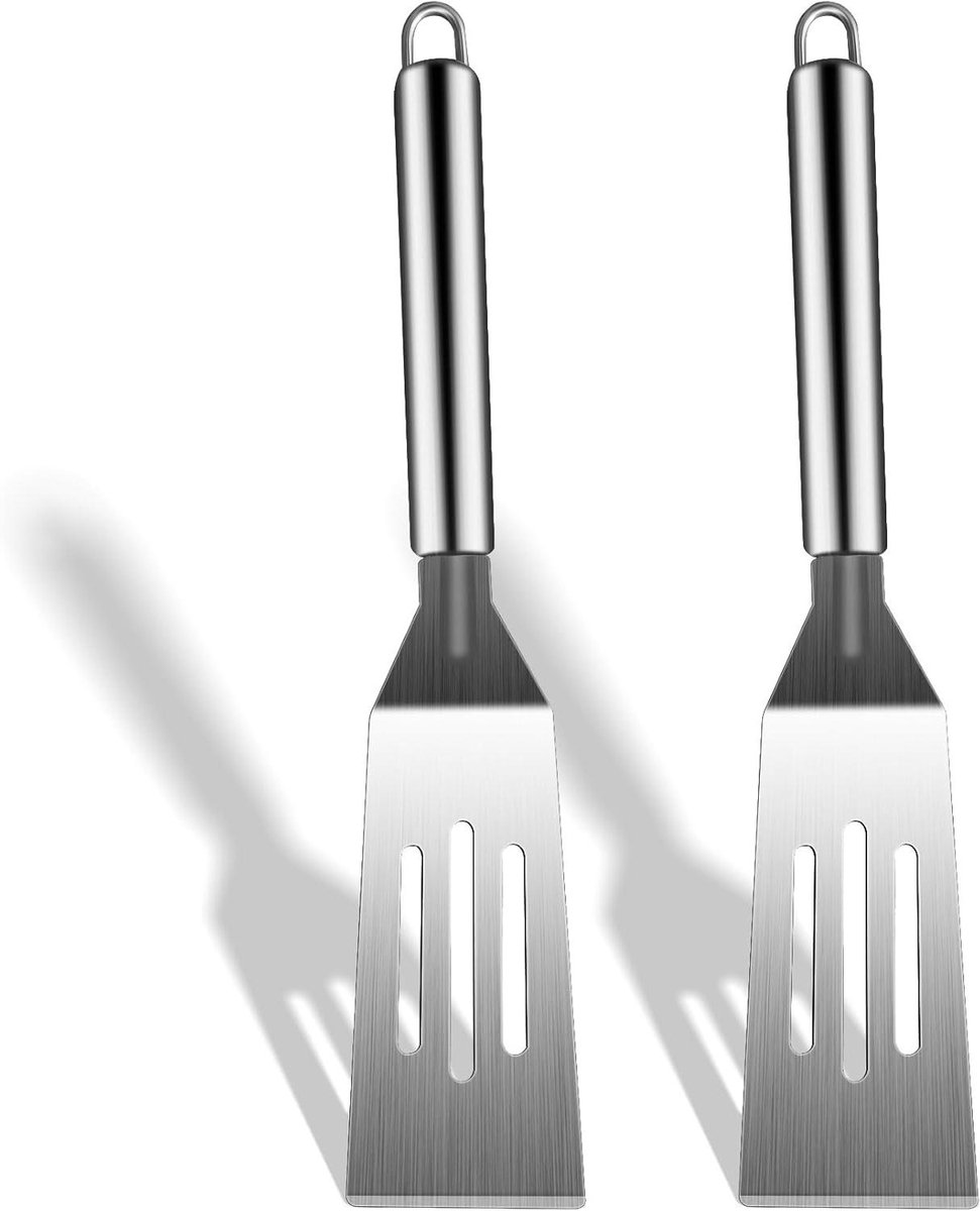Spatula Set - Serveertool Koekjes - Koken en Serveren - Roestvrij Staal - 25 x 4.6 cm - Zilver