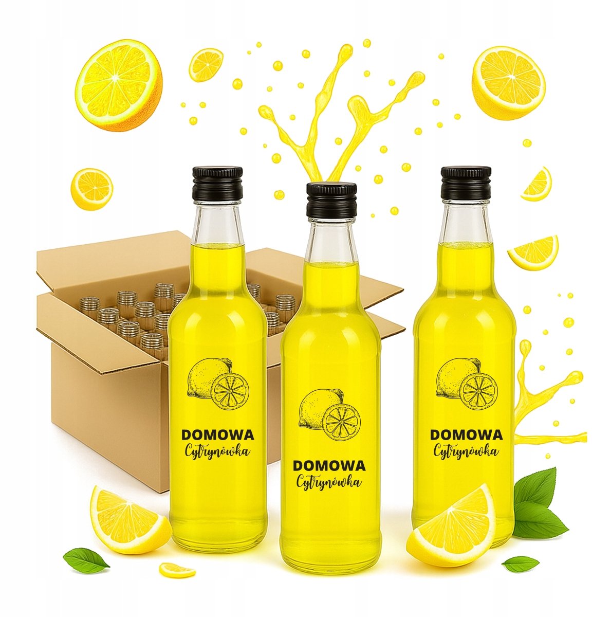 Bimberek Monopol - Flessenset - 500ml - Met Omslag - Voor Dranken