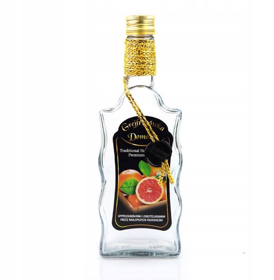 Bimberek - Decoratieve Fles - Golf 0,5L - Grapefruit Wodka - Glazen Fles van Bimberek — afbeelding 2