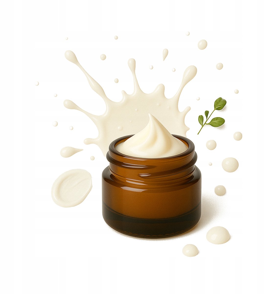 Bimberek - Glazen Pot - 5g - Bruin Glas - Voor Cosmetica