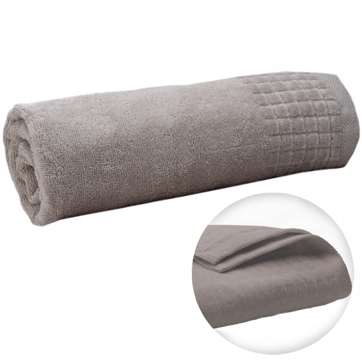 DrBED - Badhanddoek - 70x140 cm - Sepia - 100% Katoen