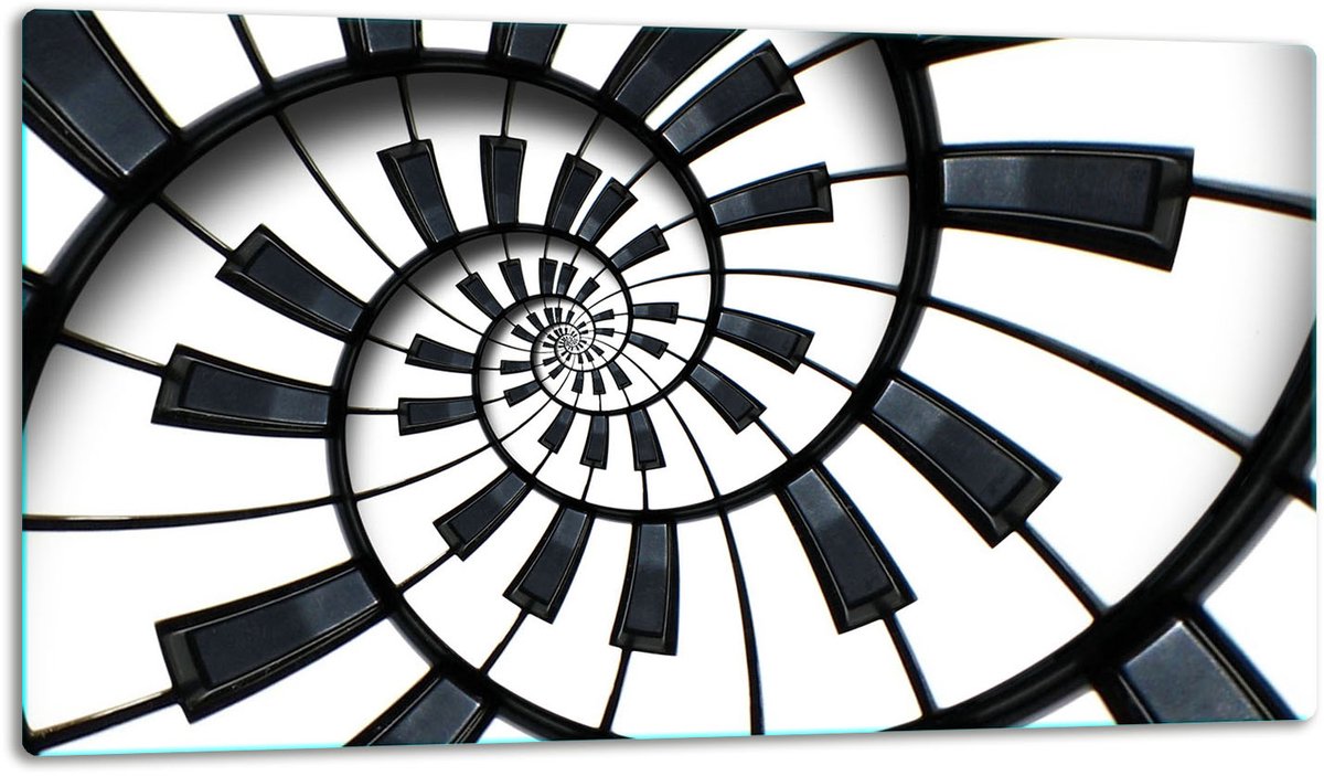 TMK ArtDeko - Snijplank - 52x30 cm - Muzieksysteem - Glas