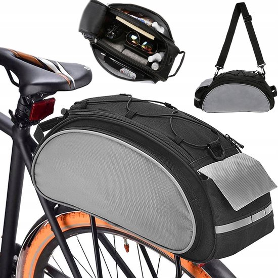 Fietstas - Fietstas bagagedrager - 13L - Fietstassen electrische fietsen - fietstas enkele van Fietstas — afbeelding 2