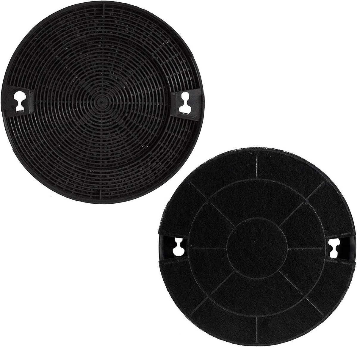 Koolstoffilters - Afzuigkapfilters - Keuken Lucht Filteren - Premium Kwaliteit - 2 Stuks - Zwart