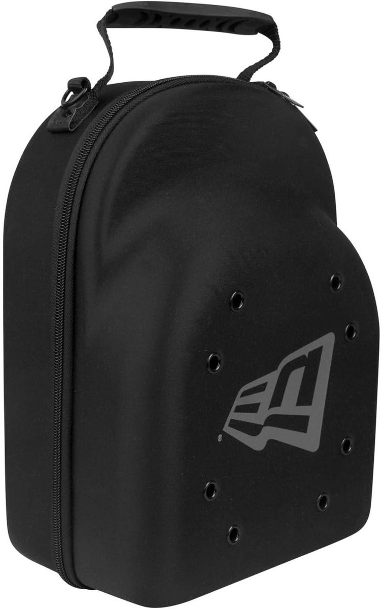 Cap Carrier Case - Hoedenhouder Tas - Caps Beschermen - Crush Proof Neopreen - 6 Caps - Zwart Grijs