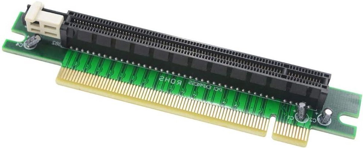 PCI-Express Riser Card - Haakse Adapter Kaart - Computer Uitbreiding - 90 Graden Hoek