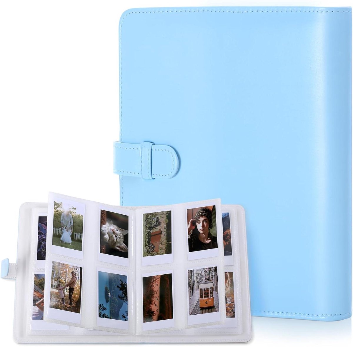 Fotoalbum 256 Vakken - Instax Album Polaroid - Foto's Bewaren - Hoge Transparantie Zakken