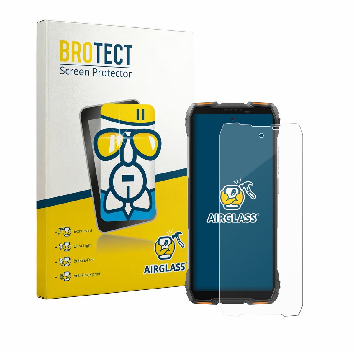 Screenprotector voor Blackview Oscal Pilot 6 Beschermglas transparant