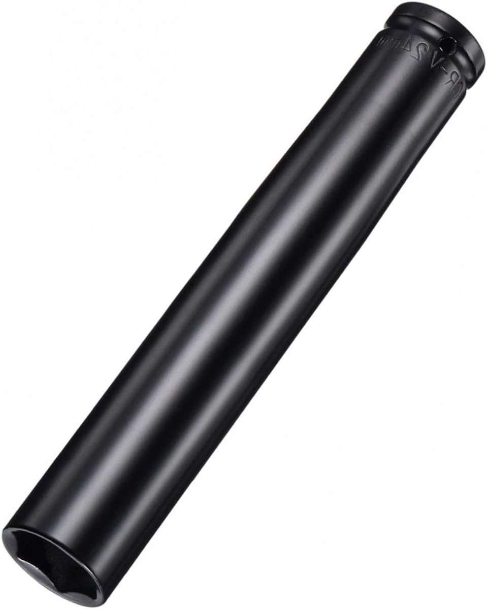 1/2 Inch 24mm Diepe Impact Socket van Gehard CR-V Staal, 8 Inch Lengte, 6-Punts Ontwerp voor Professioneel Gebruik