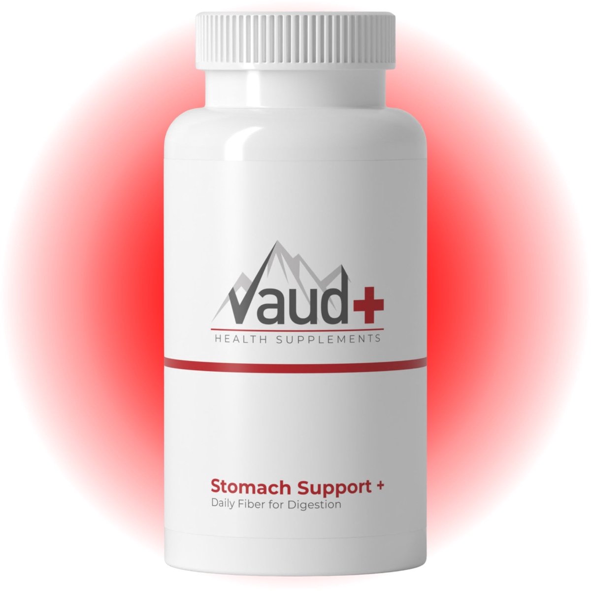 Vaud Stomach Support Capsules - Darmfunctie en Stoelgang Supplement - Hooggedoseerd 1200mg Psylliumvezels (Psyllium Husk / Plantago Ovata) - Ondersteunt Darmpassage en Inwendige Balans bij Moeilijke Stoelgang - Stoelgang Tabletten Alternatief
