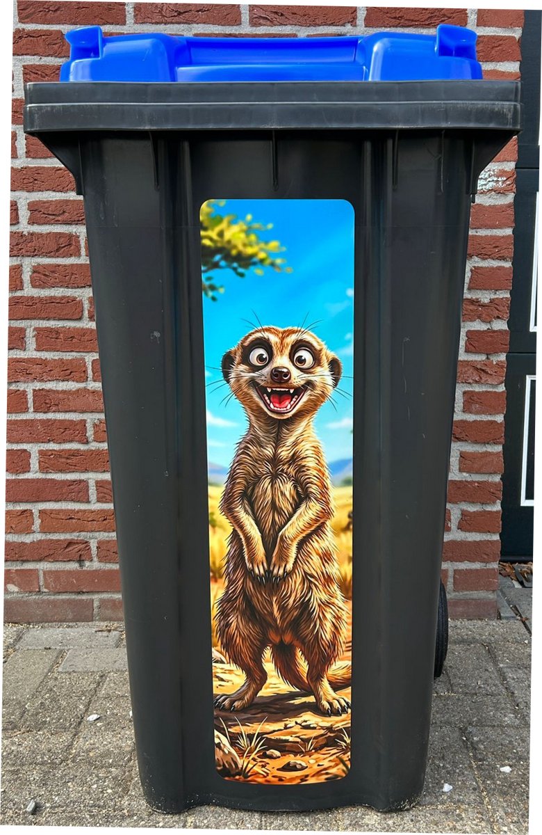 Klikosticker stokstaartje 20x80 cm. (zie ook de andere designs)