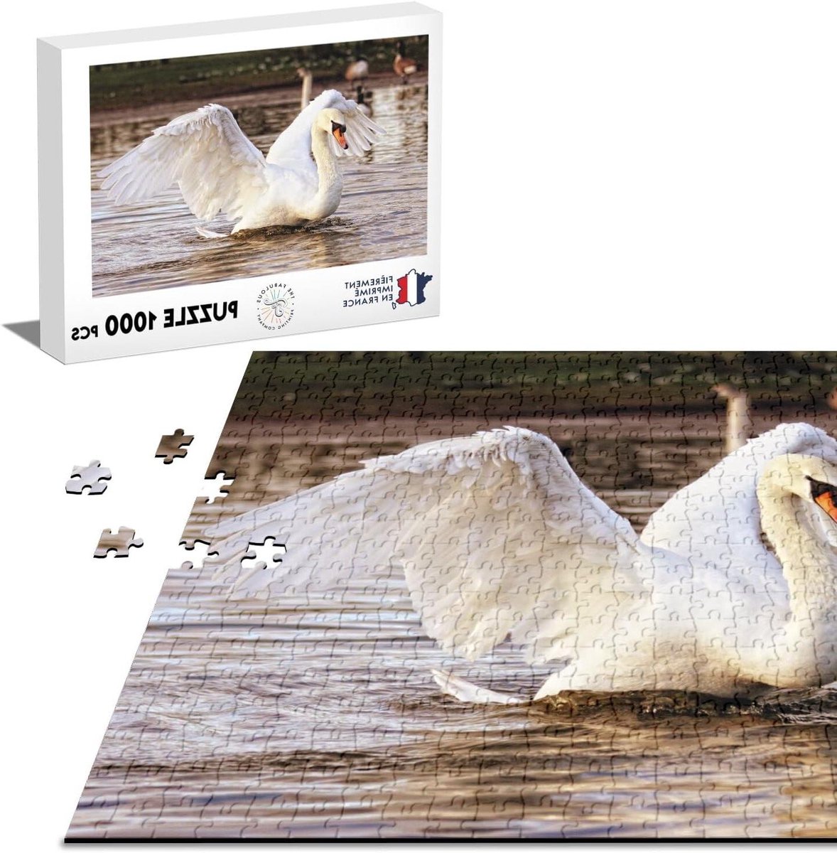 Klassieke Puzzel - Legpuzzel Karton - Ontspanning Thuis - Gedrukt in Frankrijk - 68 x 48 cm - Multicolor