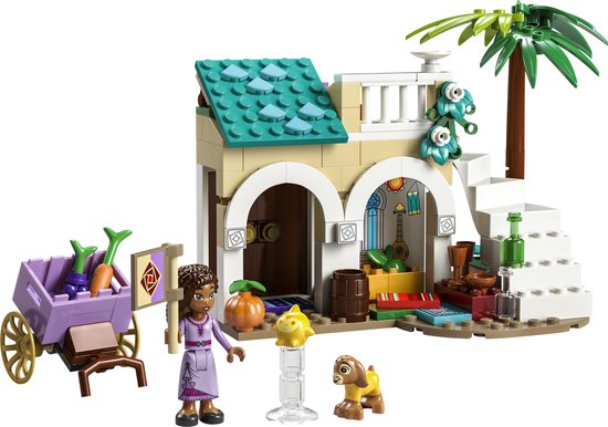 LEGO Disney Wish Asha in de stad Rosas Poppetjes Wish Set - 43223