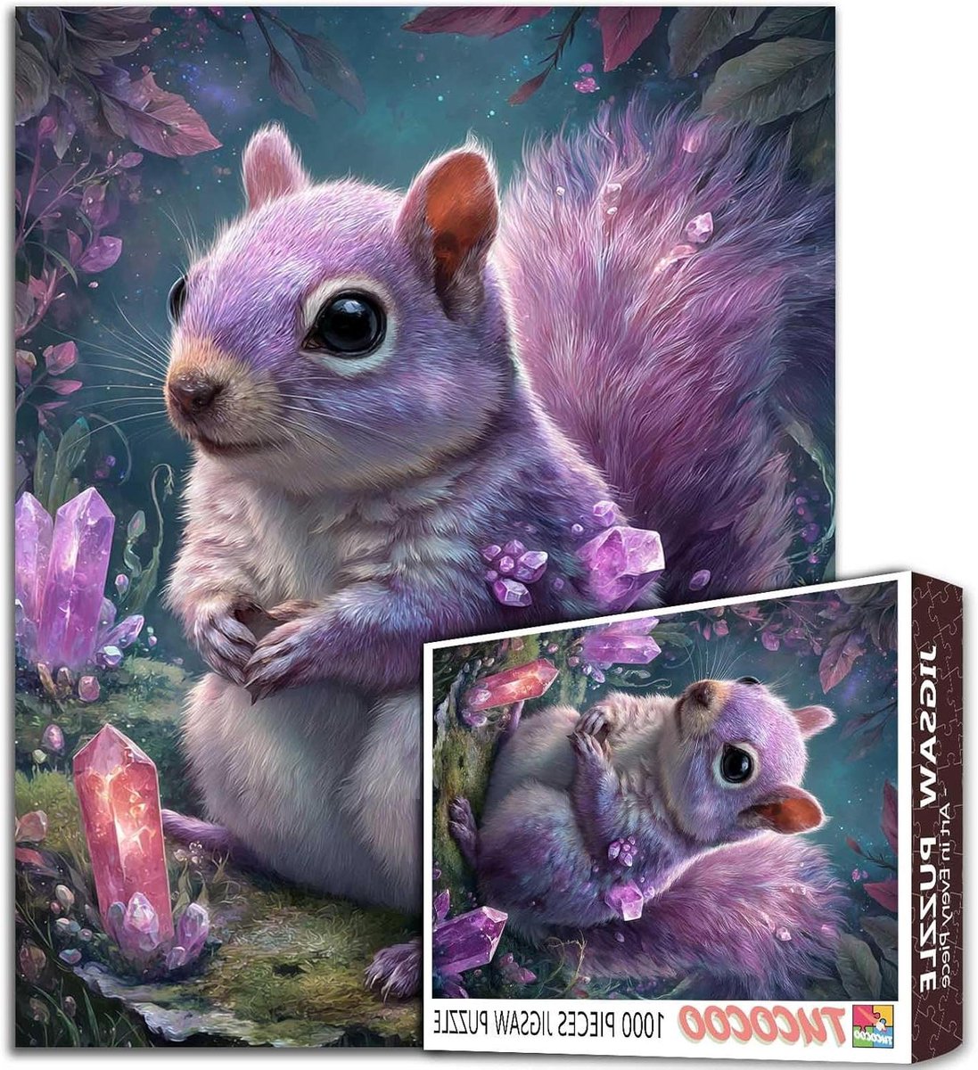 Legpuzzel Dieren - Puzzel Volwassenen - Ontspanning Thuis - 1000 Stukjes - 50 x 70 cm - Kleurrijk