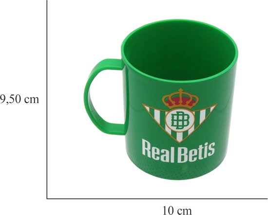 Betis Mok - Bekers Groen - Ontbijt Drinken - Officieel Product - 400 ml - Groen — afbeelding 3